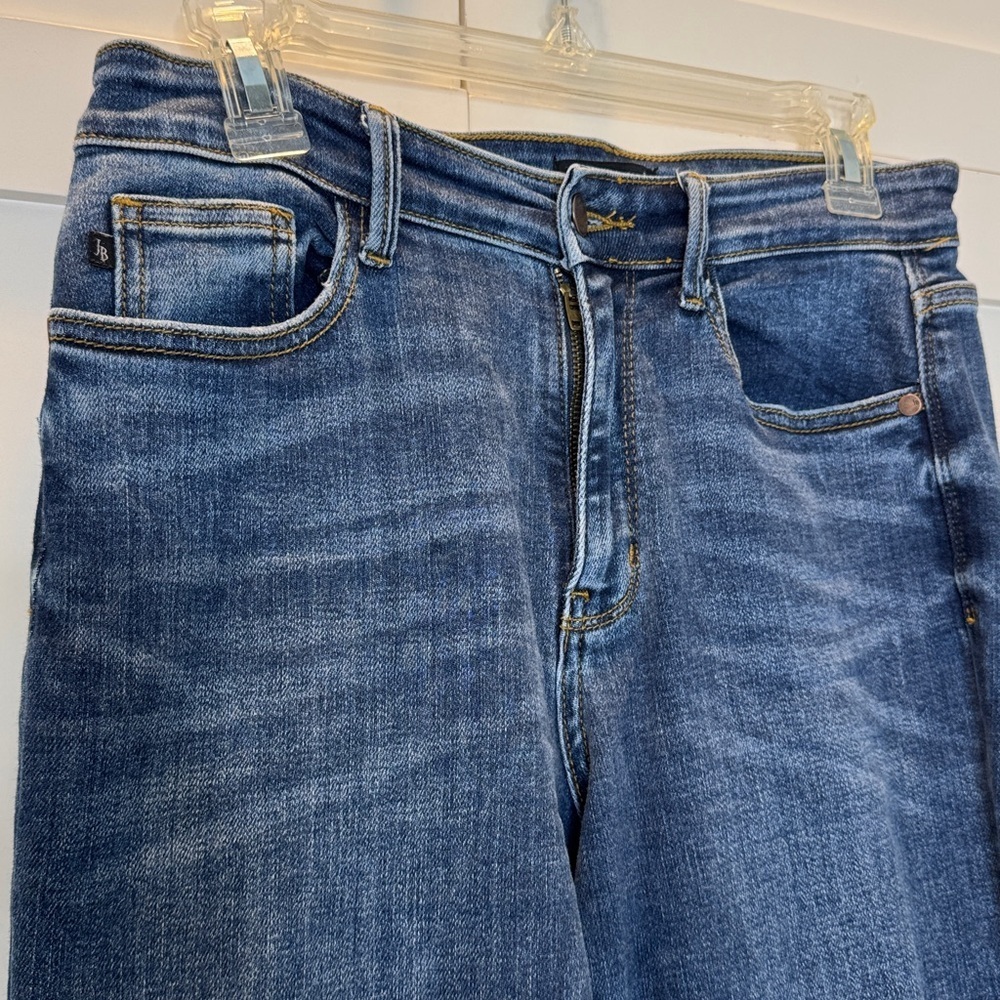Judy Blue Slim Fit High Waisted Jeans Dark Wash 5/27 Style #JB82549DK - Picture 4 of 10